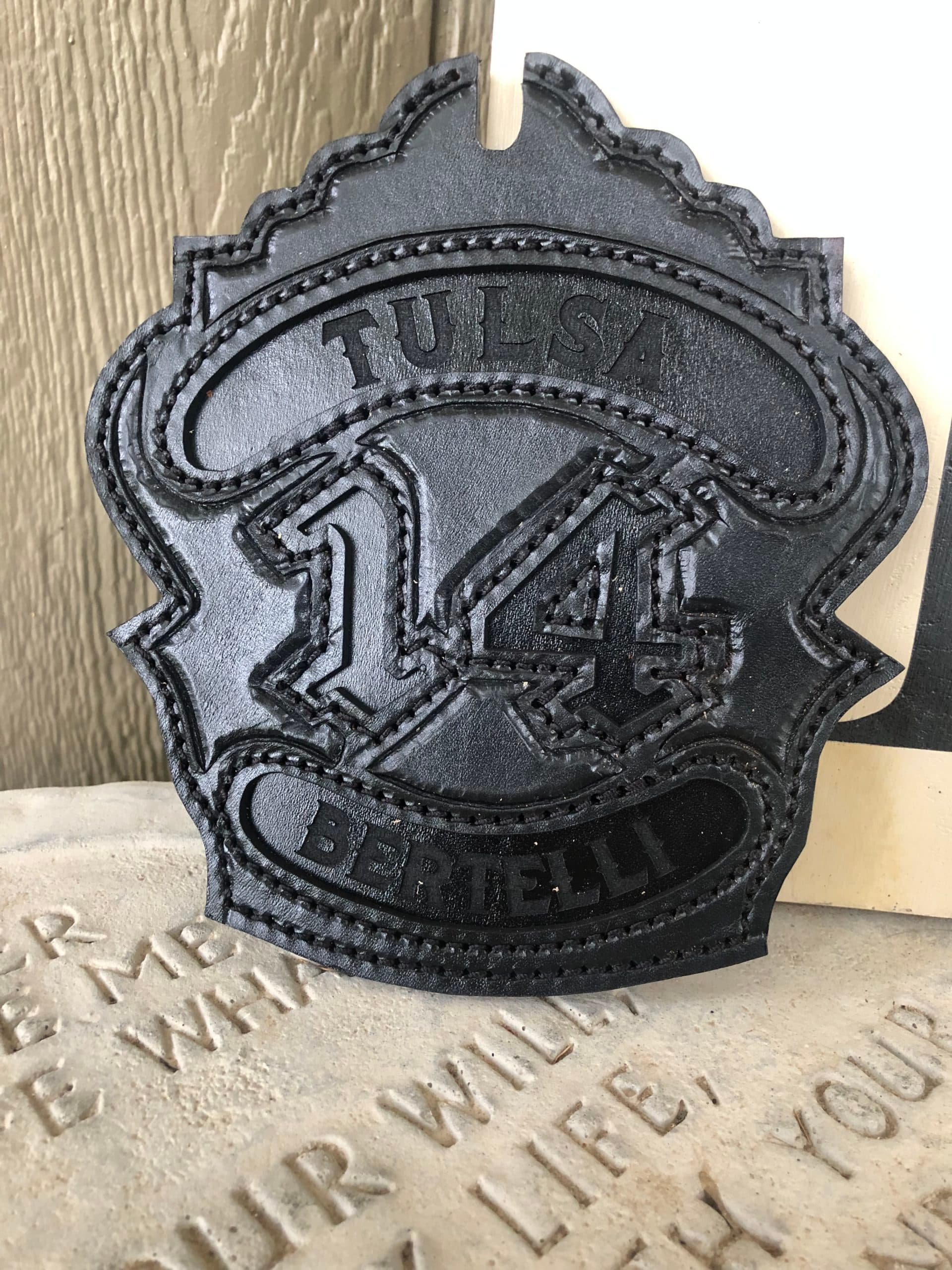 Blackout Edition on fire helmet