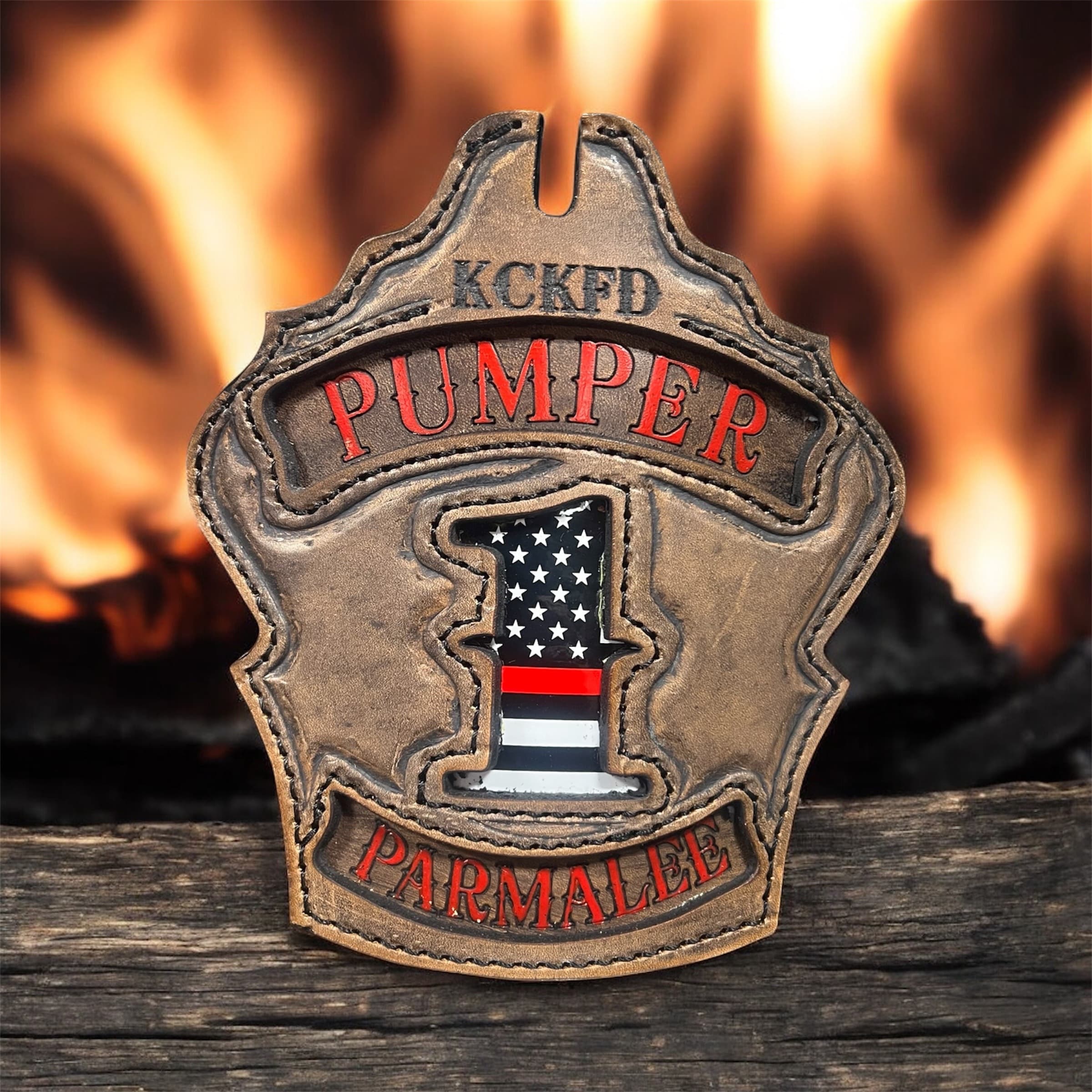 Antique shield detail