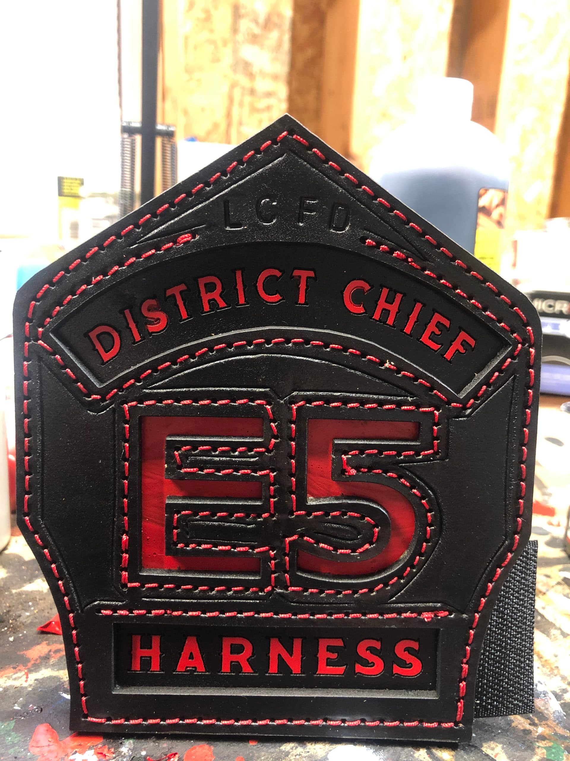 Classic shield with custom lettering