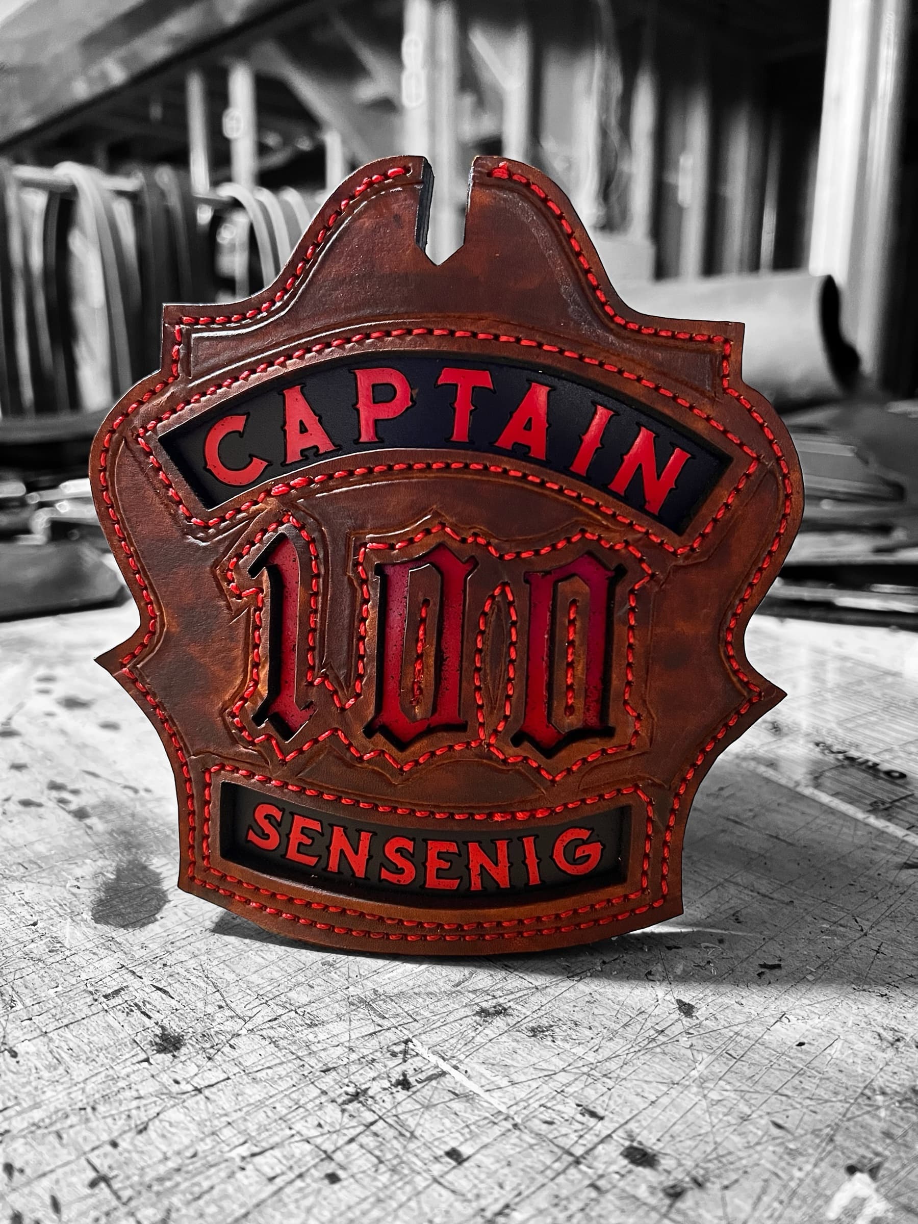 Kingpin shield on helmet