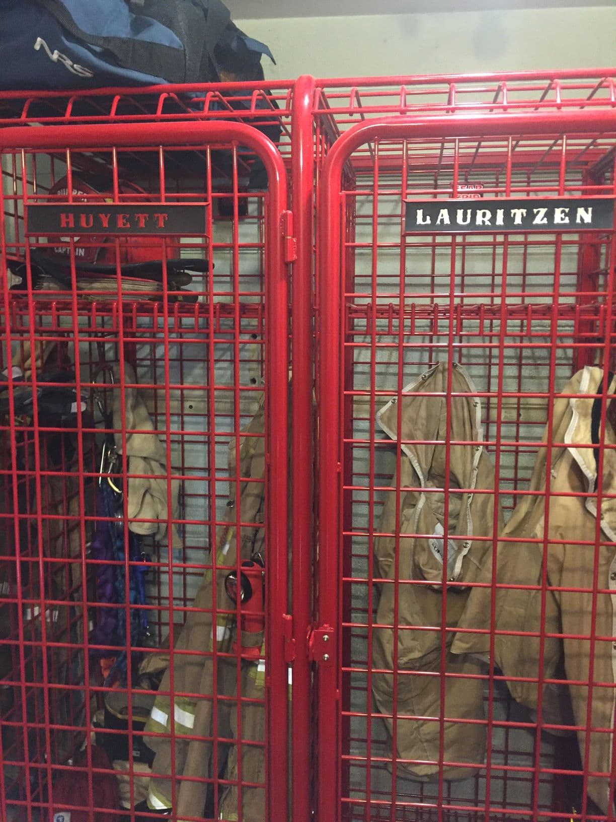 Custom leather locker name tags