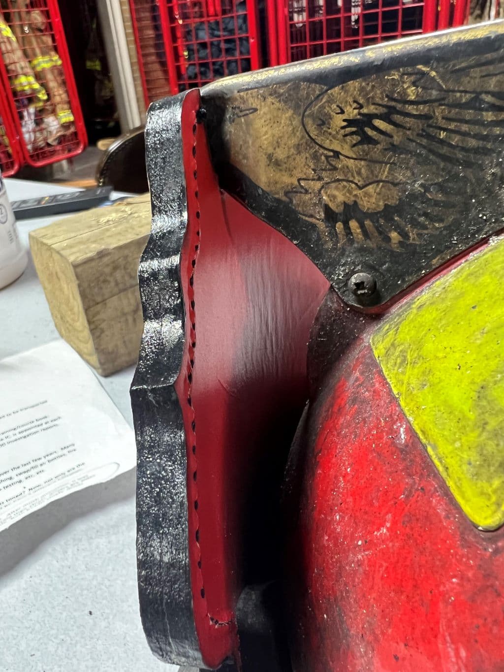 El Capitan shield back view