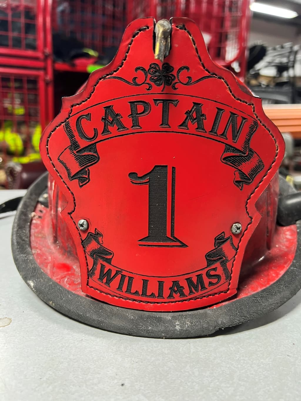 El Capitan red shield side view